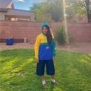 Teddy Fresh Color-block Windbreaker
